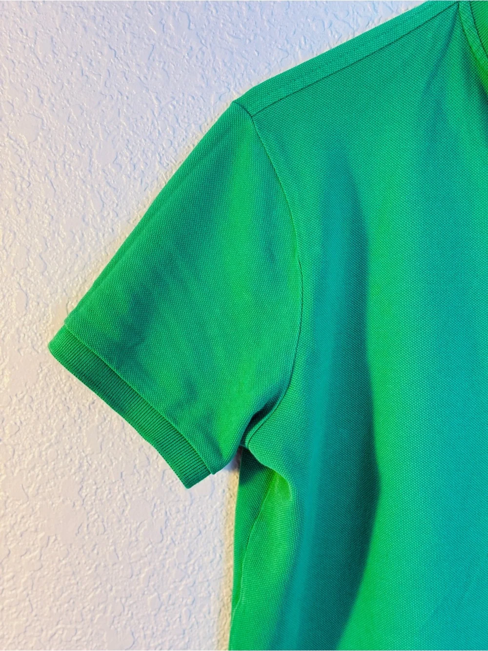 Polo by Ralph Lauren Men's Green Slim Fit Small Polo Shirt